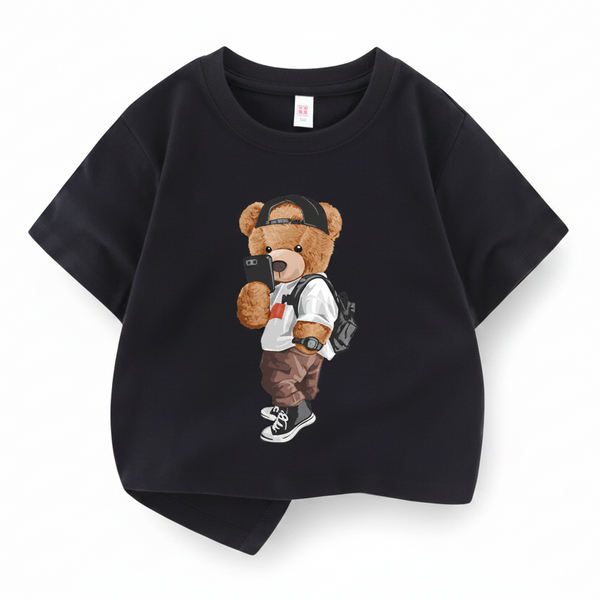 Summer Cool Bear T-Shirt for Kids & Toddlers