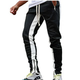 Men's Autumn Jogging Pants with Zippered Cuffs