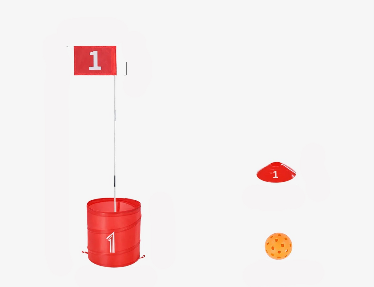 Portable Bucket Golf Game: Outdoor Backyard Chipping Set