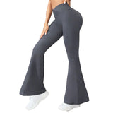 Women's High-Waisted Flare Yoga Pants: Soft, Stretchy, Tummy Control
