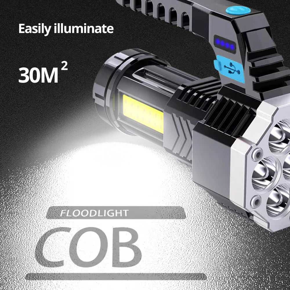 Outdoor Adventure Essentials: COB Side Light Flashlight