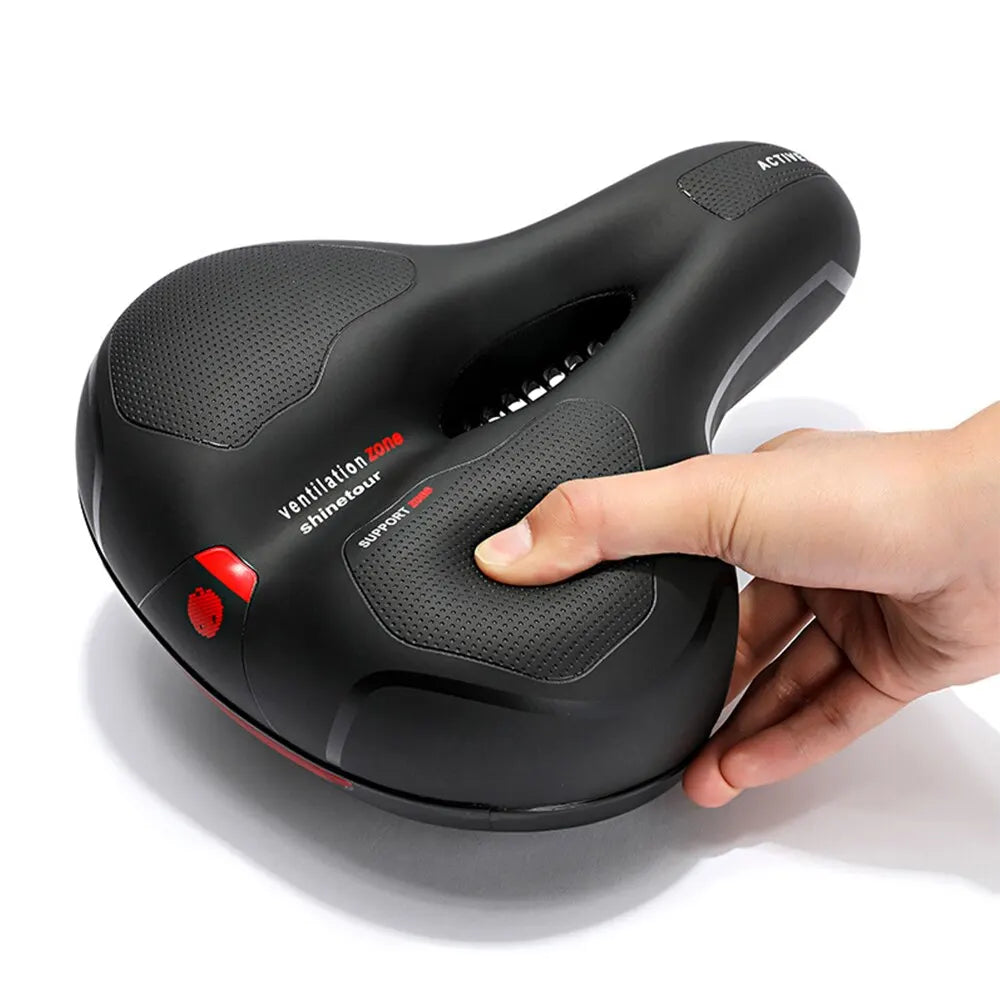 Breathable Comfort: Shock-Absorbing Bike Saddle