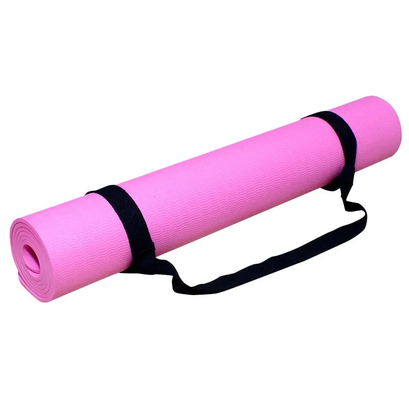 Ergonomic Yoga Mat Carrier with Adjustable Shoulder Strap