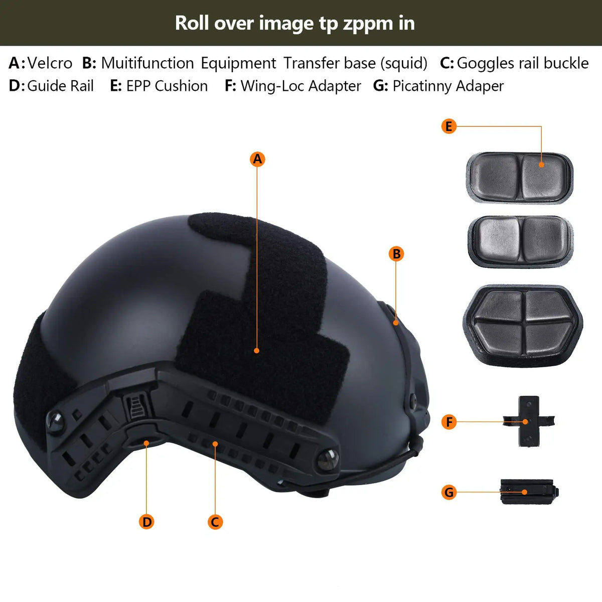 BOOIU Tactical Helmet