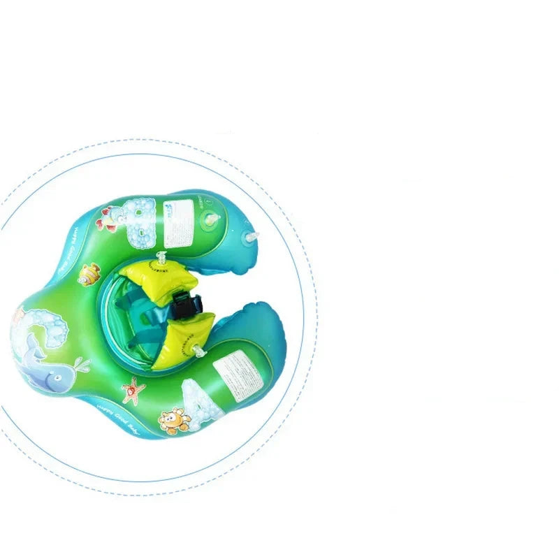 Colorful Swim Ring with Safety Features for Kids' Pool Parties