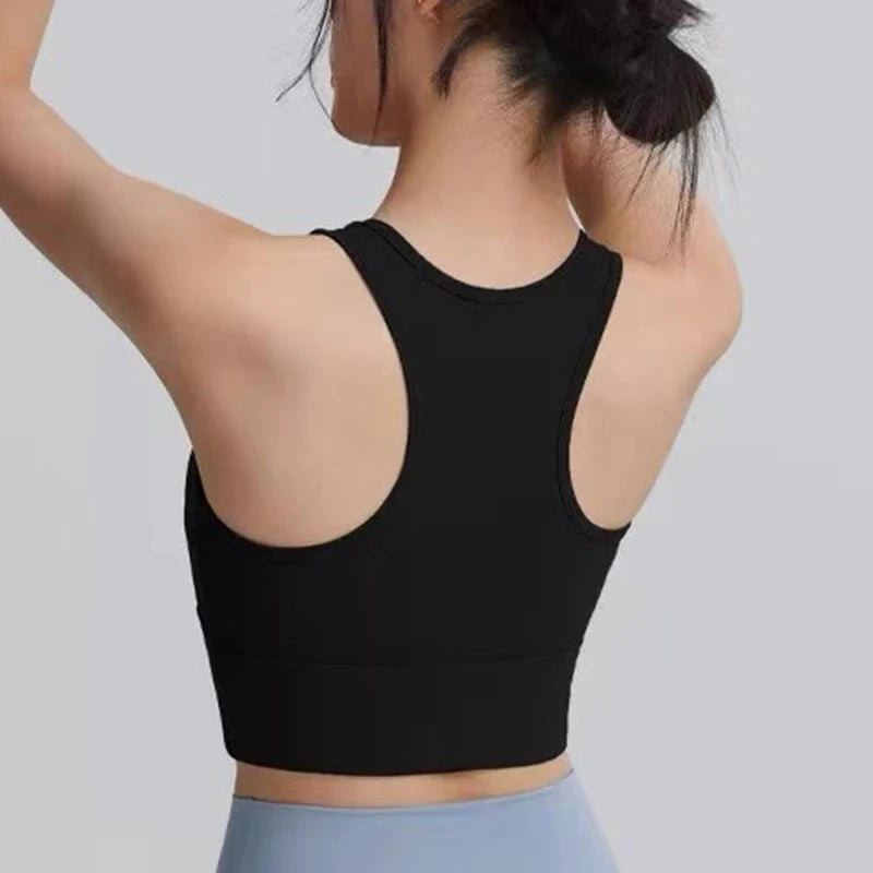 Women's Shock-Absorbing Sports Vest: High-Support Running Bra - 24 Hour Sport