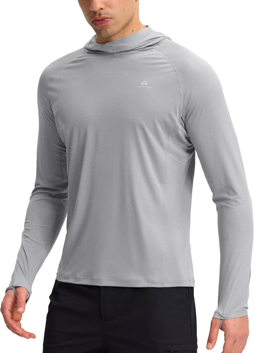 Men's Ultra-Lightweight Quick-Dry Long Sleeve Sun Hoodie