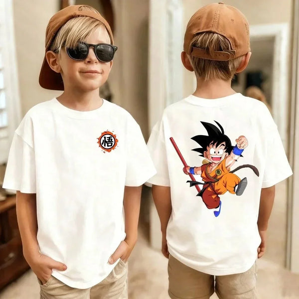 Dragon Ball Goku Anime Summer Soft Cotton T-Shirt for Boys
