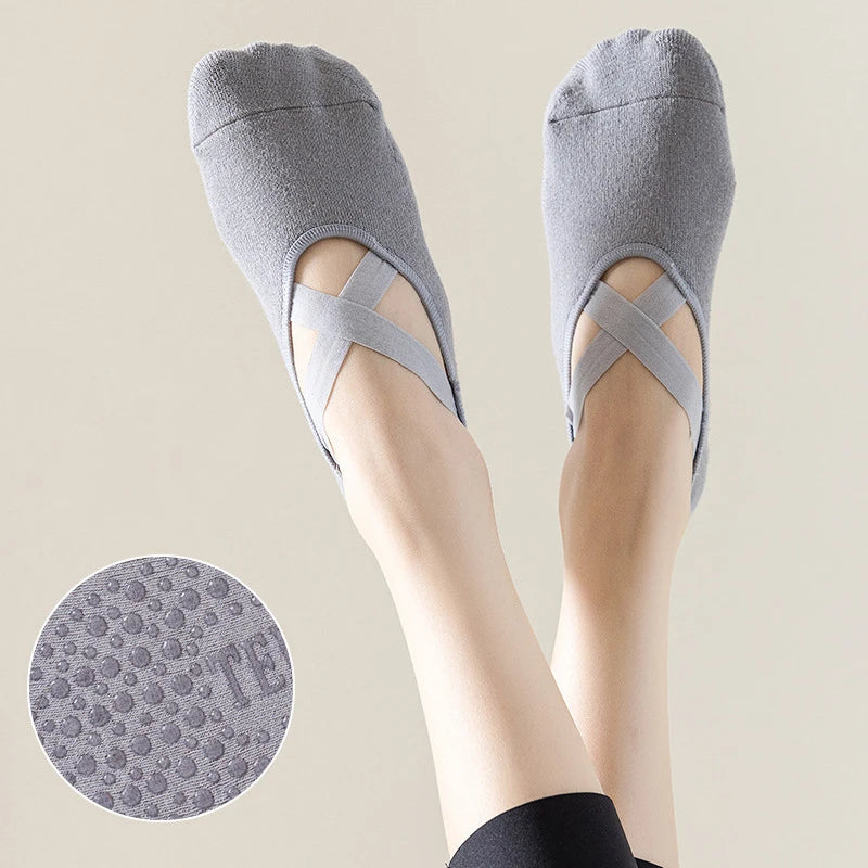 Non-Slip Yoga Socks with Grips