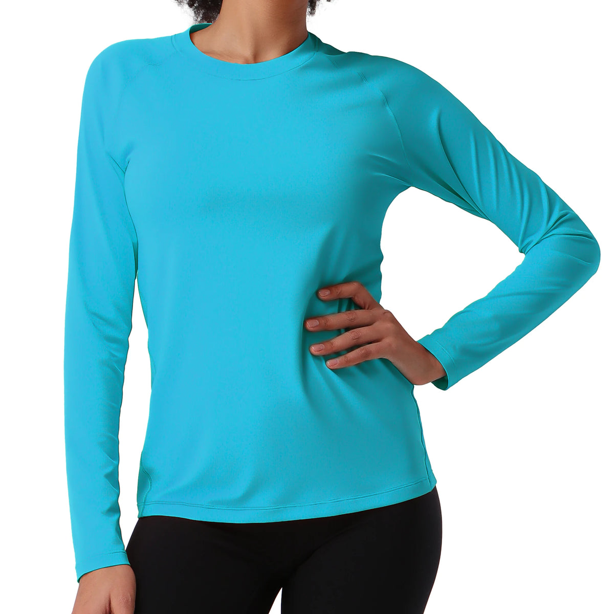 Women's UV Protection Long Sleeve Hiking Shirt & Rash Guard