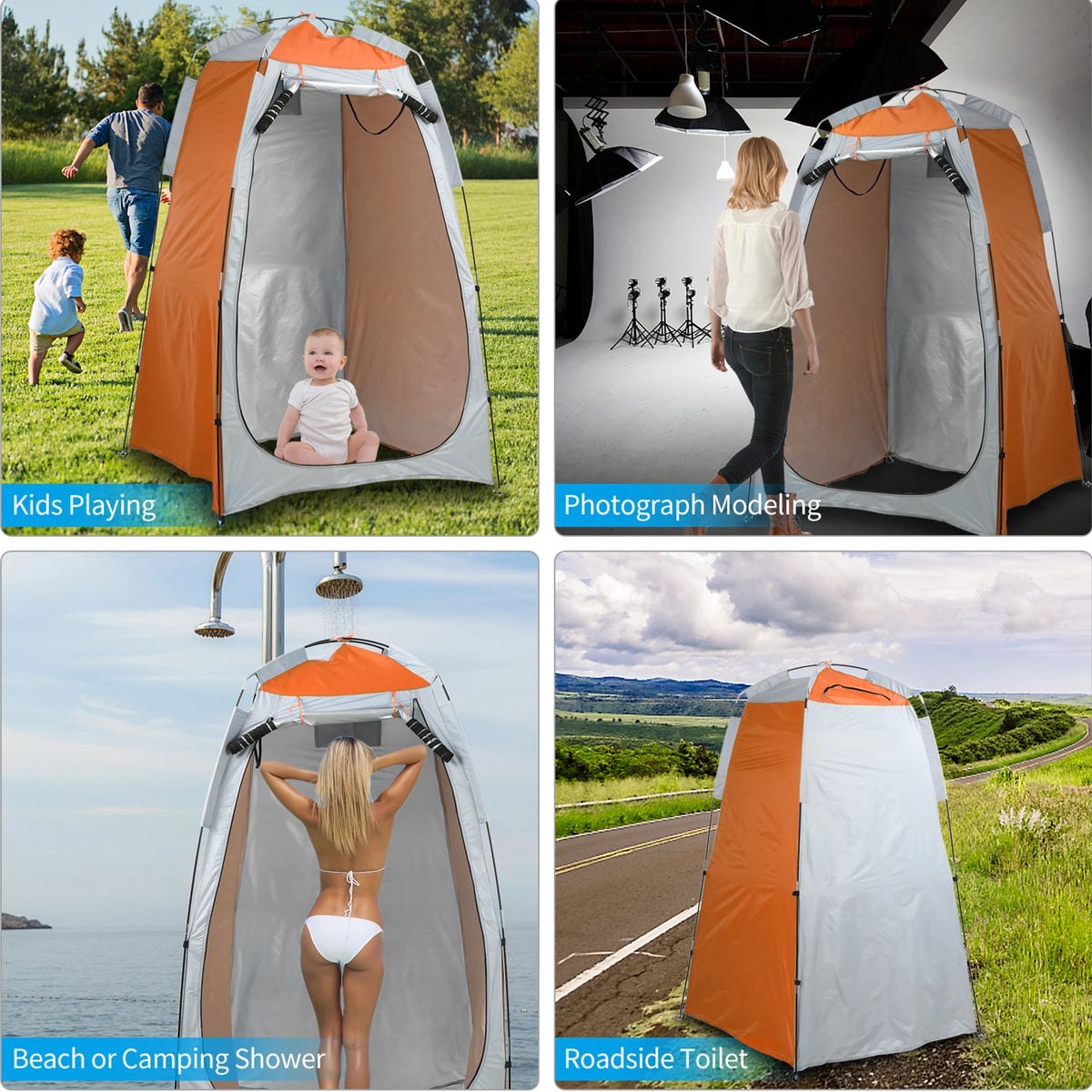 Waterproof Privacy Tent for Camping