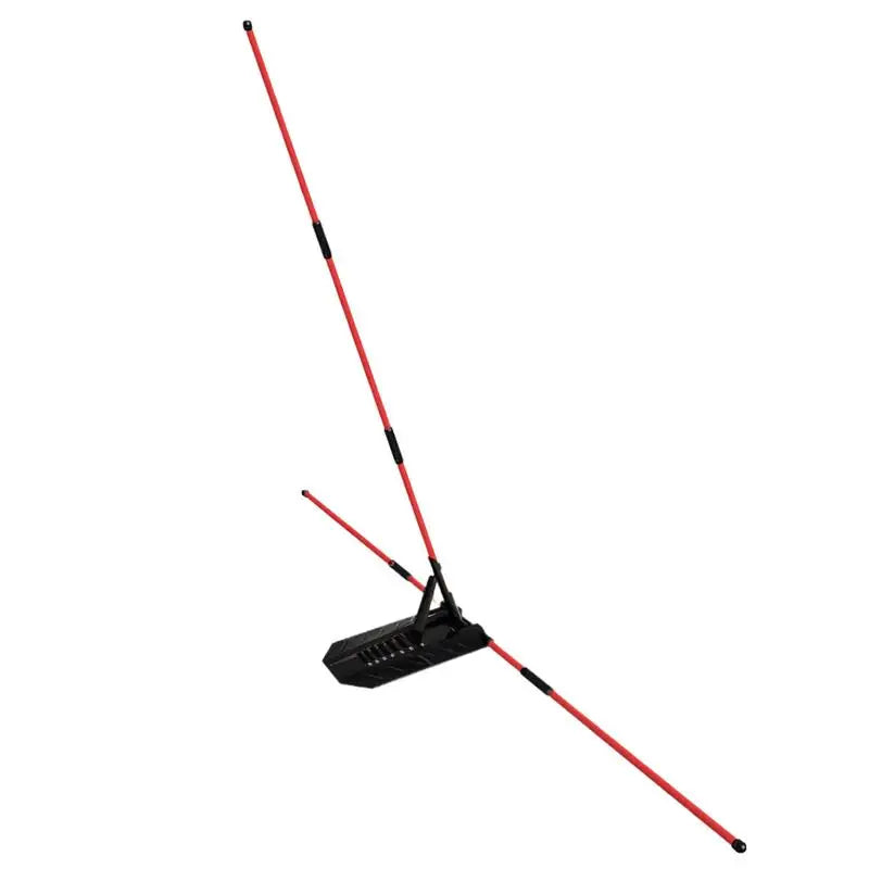 Golf Swing Alignment Rod & Practice Plate Angle Adjustment Aid