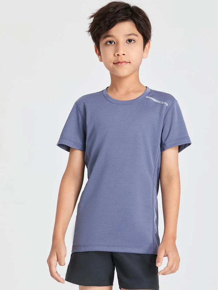 Lightweight, Breathable Kids' Running Tee