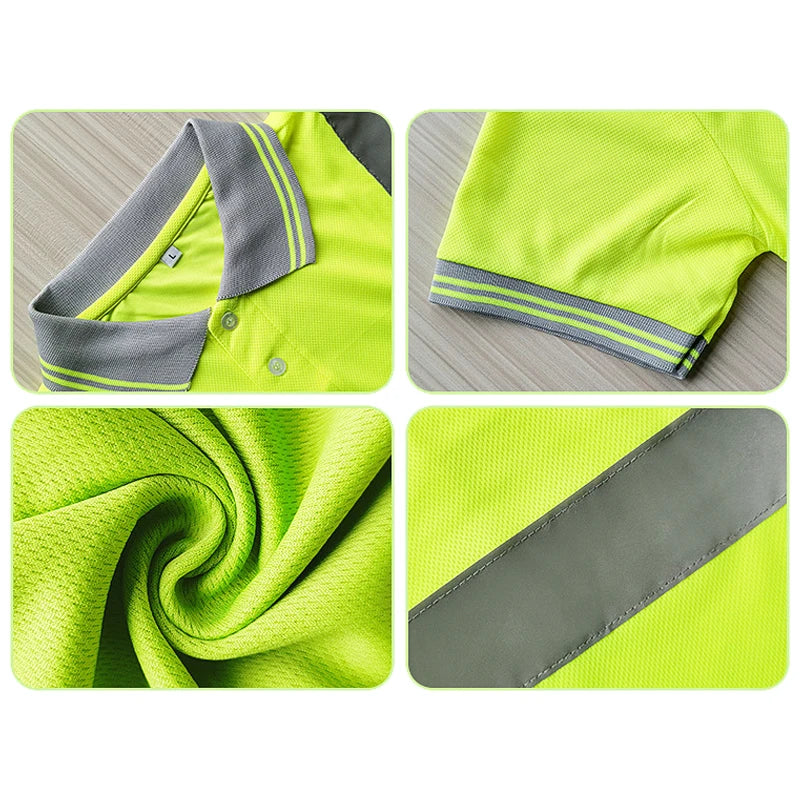 Men's Safety Vest, Reflective, Fluorescent Yellow, Workwear