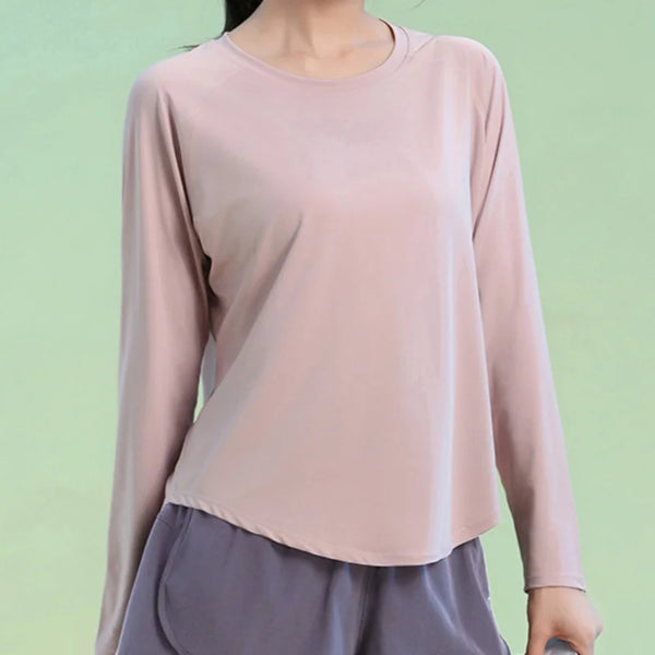 Loose Women's Yoga Top Lightweight & Quick-Dry
