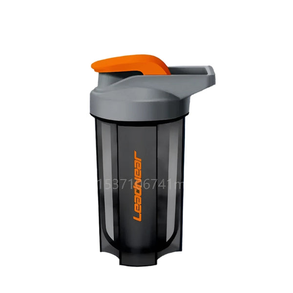 Portable Fitness Shaker Bottle with 500ml Capacity
