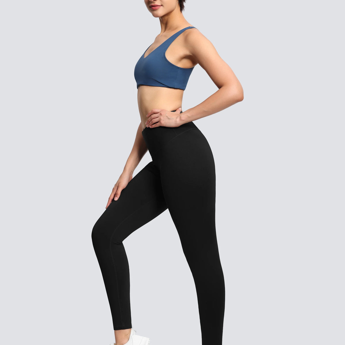 Soft High-Waist Yoga Leggings: Squat-Proof Running Pants