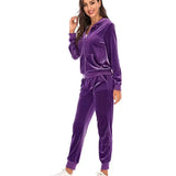 Perfect for Fall Women's 2-Piece Velvet Set