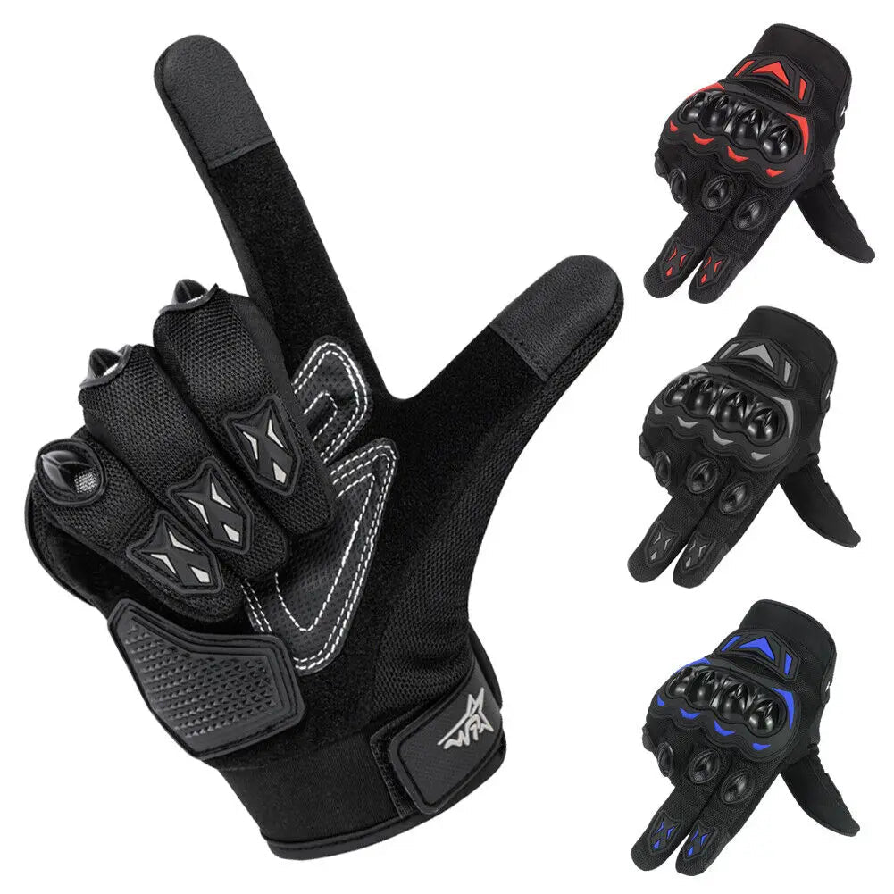 Motorcycle Gloves for Men Women Full Finger Touchscreen Motorbike Gloves for BMX ATV MTB Riding Road Racing Motocross Gloves 24 Hour Sport