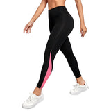 Color blocked High-Waisted Workout Leggings with Tummy Control