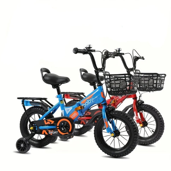 Kid's 16" Folding Bike with Training Wheels