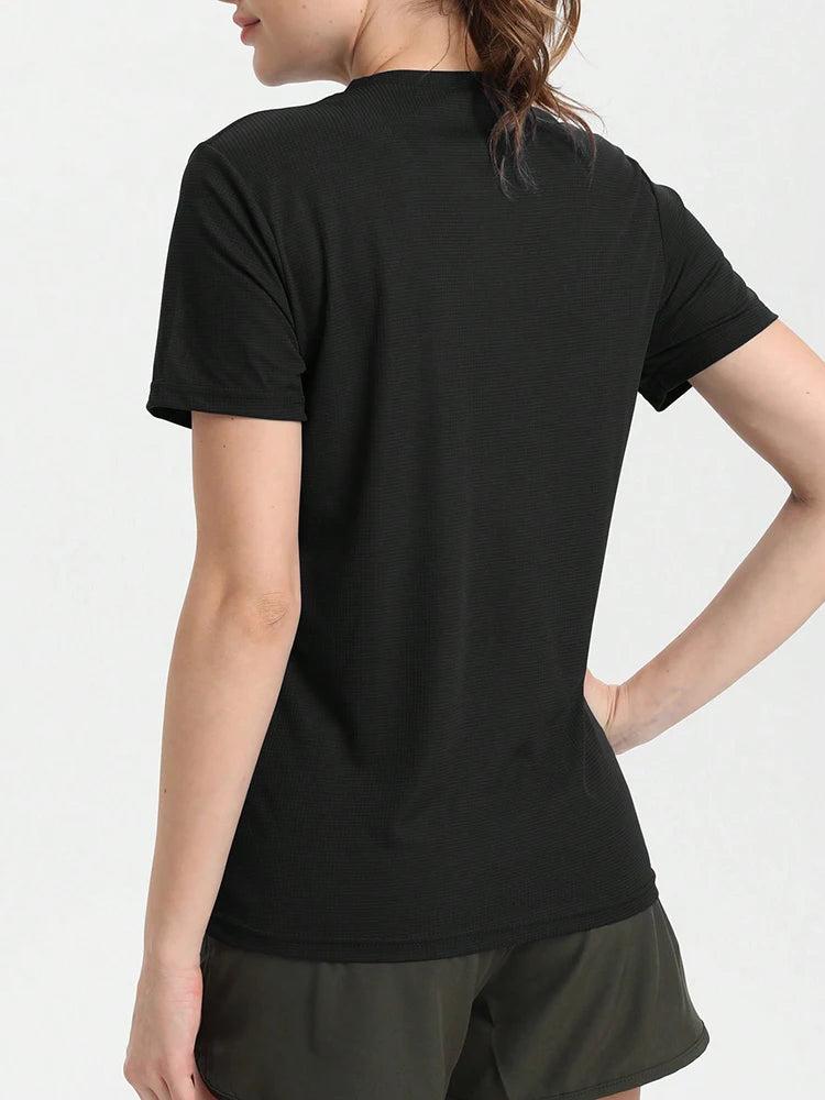 Women's Quick-Dry Sport T-Shirt Lightweight Gym Tee