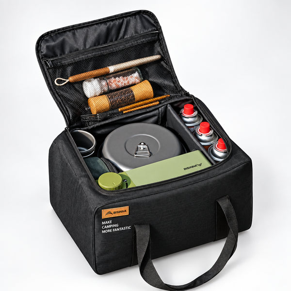 Foldable Camping Gas Tank & Cookware Storage Bag