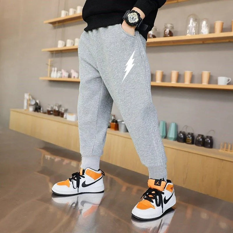 Boys’ Cotton Joggers Casual School & Sport Pants