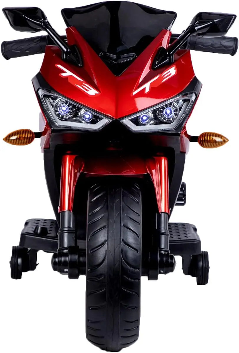 Kids 12V Battery Motorcycle: 2-Wheel Ride-On with Light