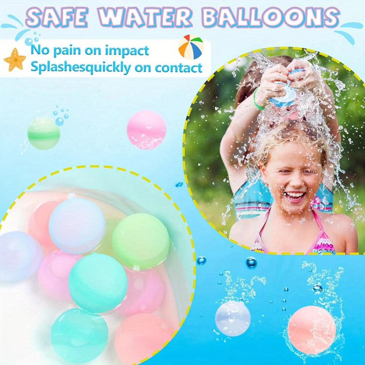 Reusable Water Bombs: Soft Silicone