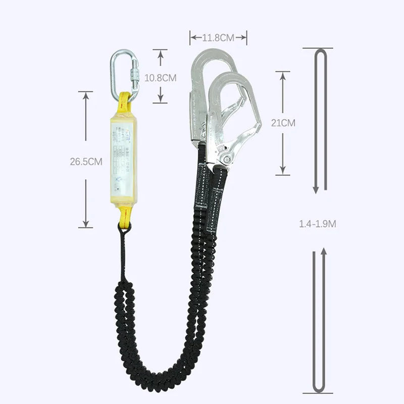 Professional High-Altitude Safety Rope with Buffer Bag