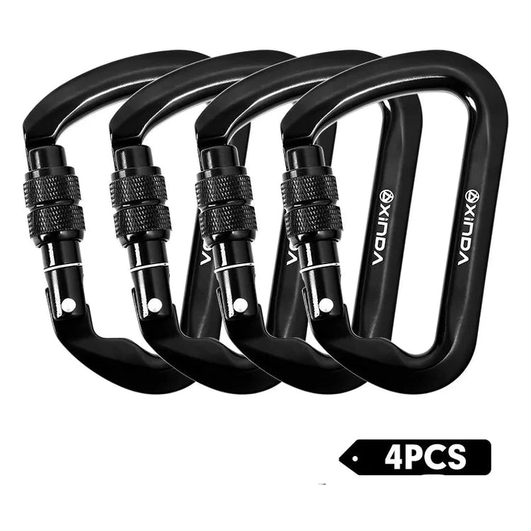 High-Strength Aluminum Carabiner: Perfect for Outdoor EnthusiastsSafety Accessories24 Hour Sport