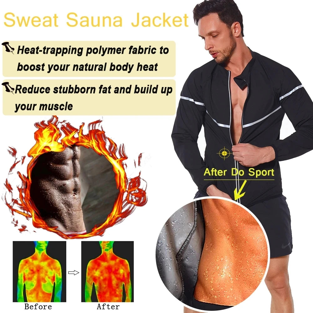 Accelerate Weight Loss with Our Men's Sauna Top