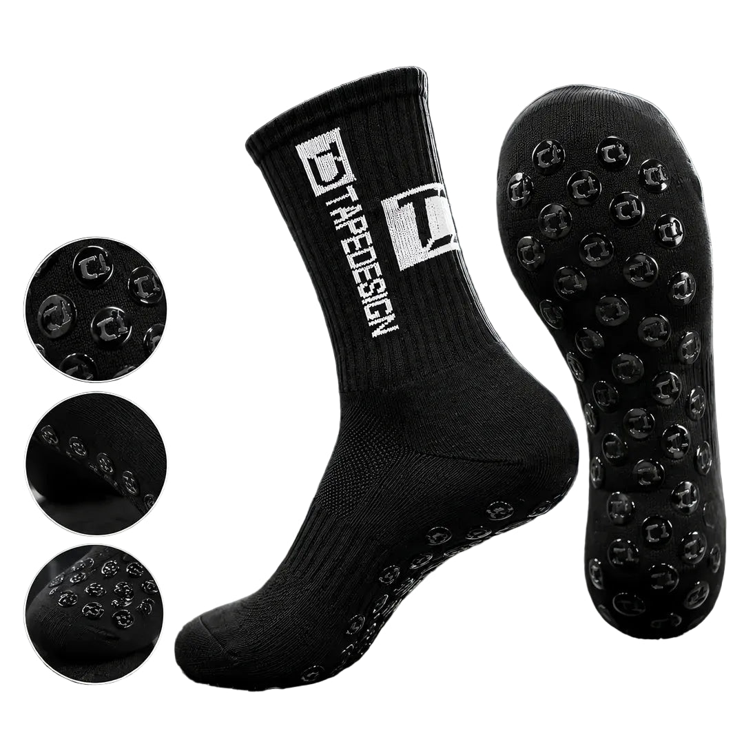 Men's Non-Slip Running & Football Socks Thick Athletic Crew