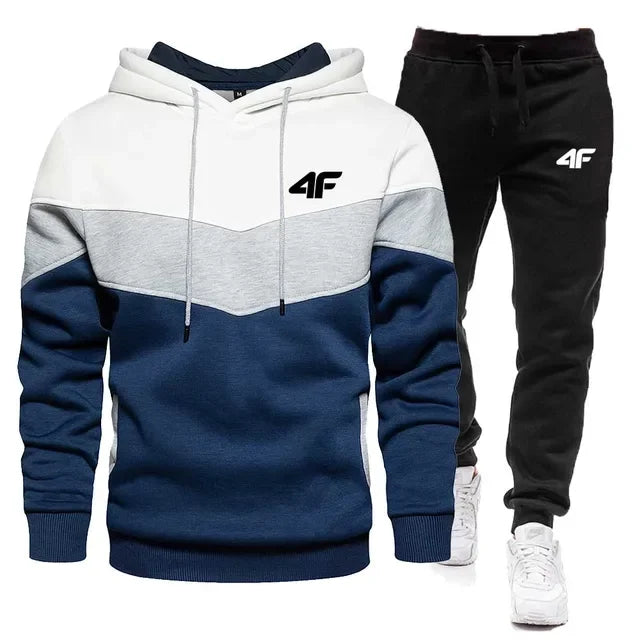 Stay Warm in Style: Men's Fleece Tracksuit