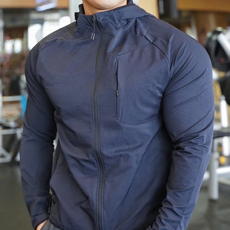 Men's Nylon Workout Hoodie