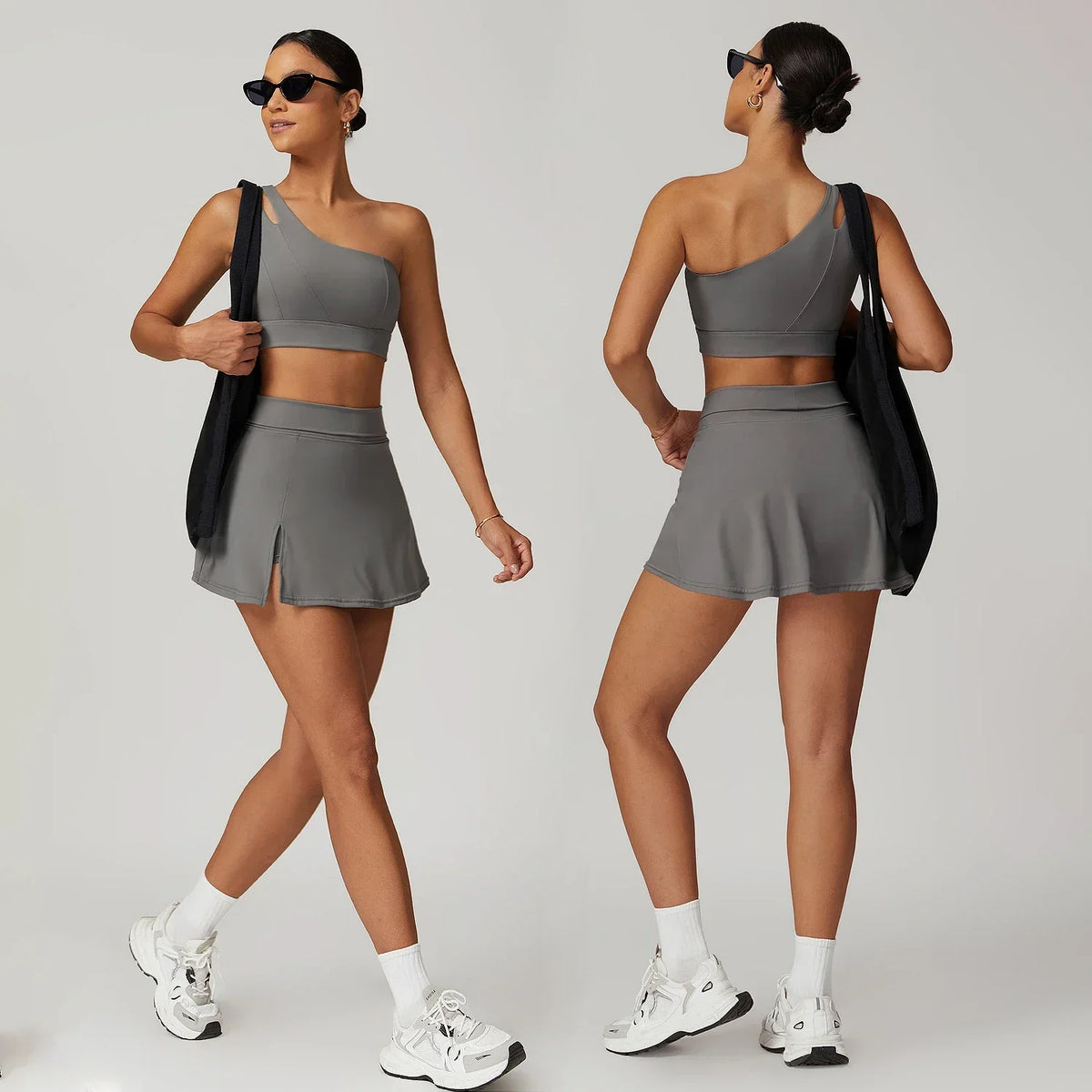 Breathable Yoga Dress with Built-in Bra