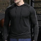 Men's Quick Dry Outdoor Sports Hoodies Activewear Running Tops 24 Hour Sport