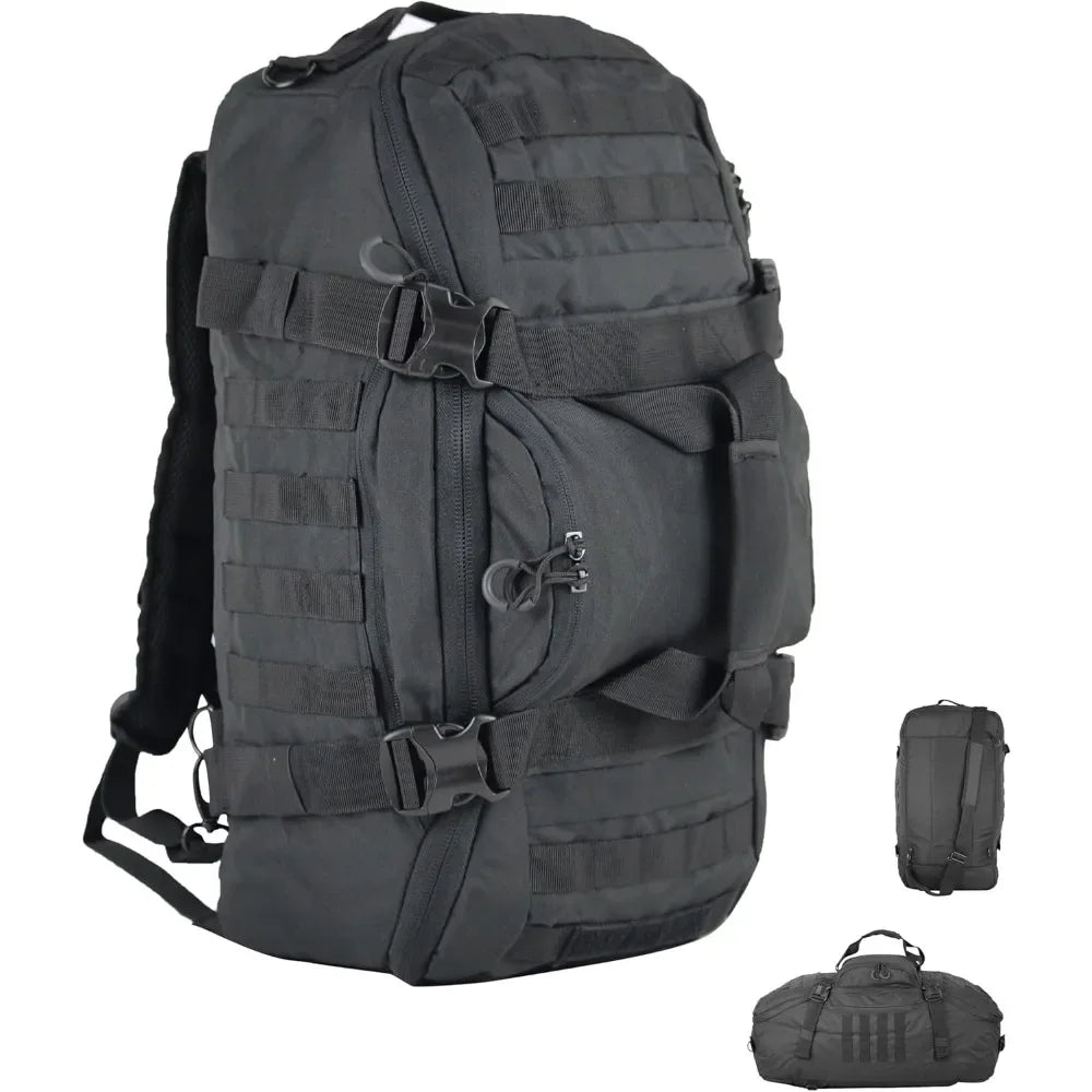 Tactical Duffle for Travel and Sport Focusing on Versatility: