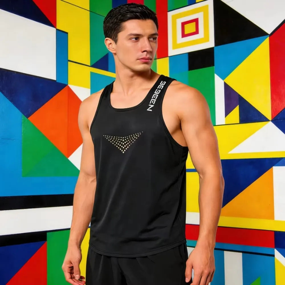 Men's Outdoor Sports Mesh Vest Lightweight & Quick-Dry