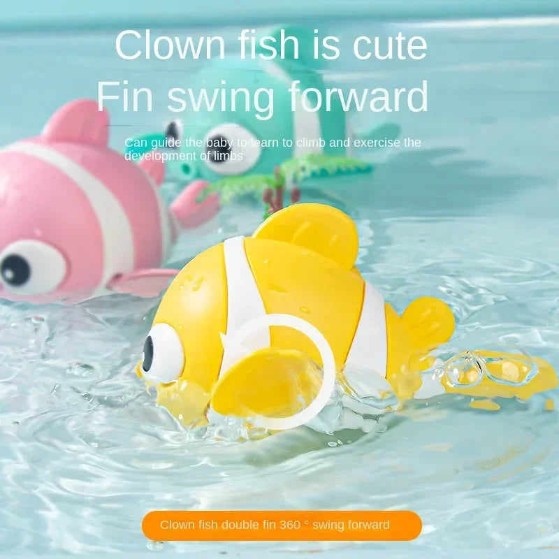 Floating Clown Fish Bath Toy for Toddlers