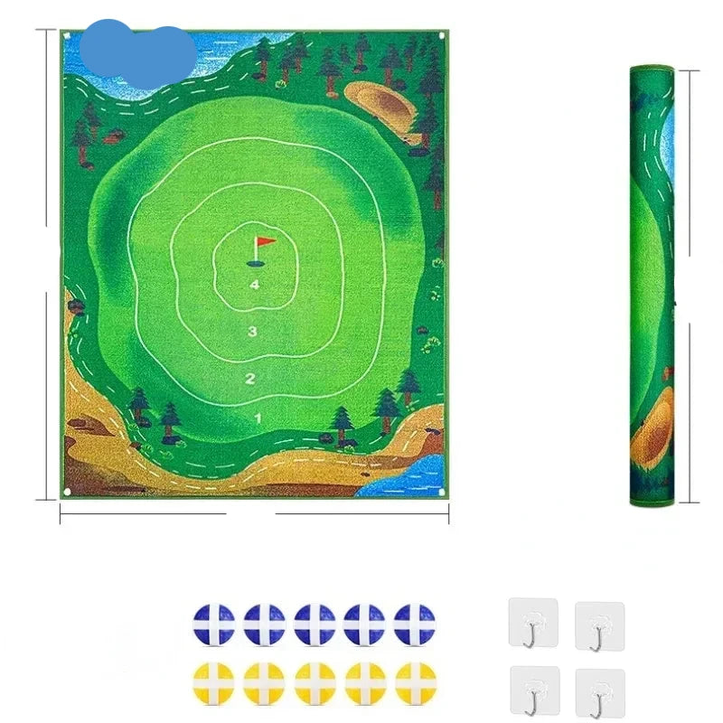 Versatile Golf Practice Mat for Indoor & Outdoor Use