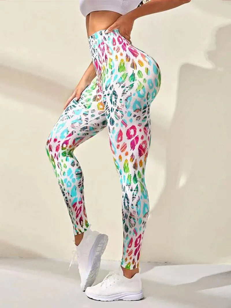 High-Waisted Seamless Workout Leggings & Yoga Tights