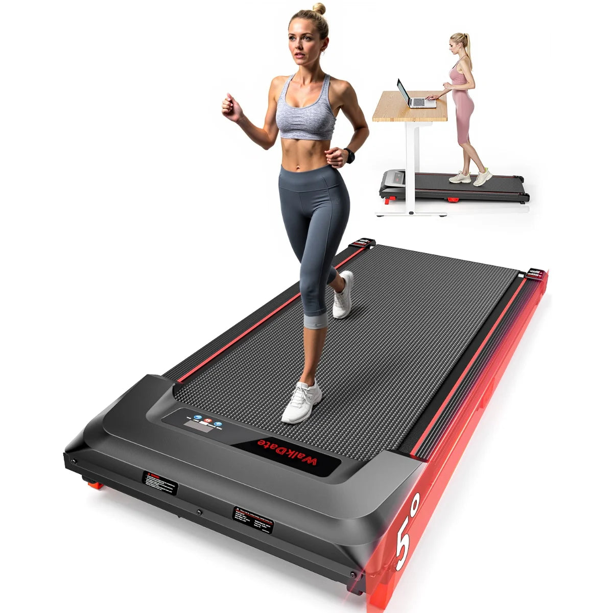 Bestgod Folding Treadmill 2.5HP Walking Pad with Remote Control