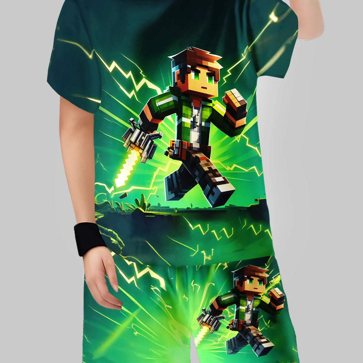 Boys' Block Character Print Short Sleeve T-Shirt