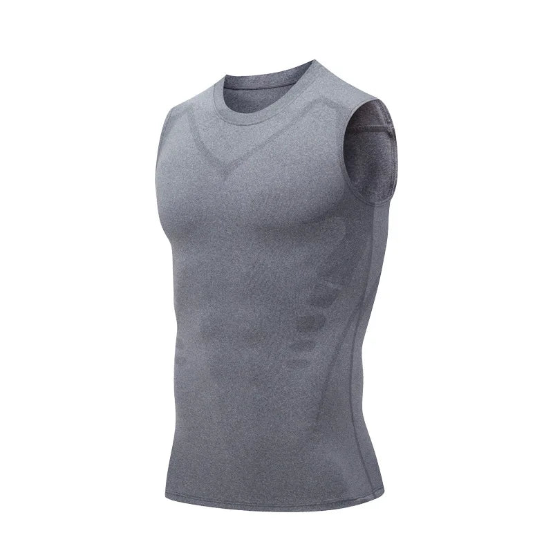 Men's Quick-Dry Compression Gym & Fitness Vest