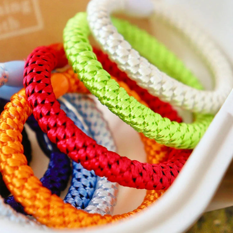 Colorful Braided Hair Ties – 8 or 16 Piece Set