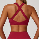 Women's Backless Sports Bra: Quick-Dry Push-Up Yoga Tank Top - 24 Hour Sport