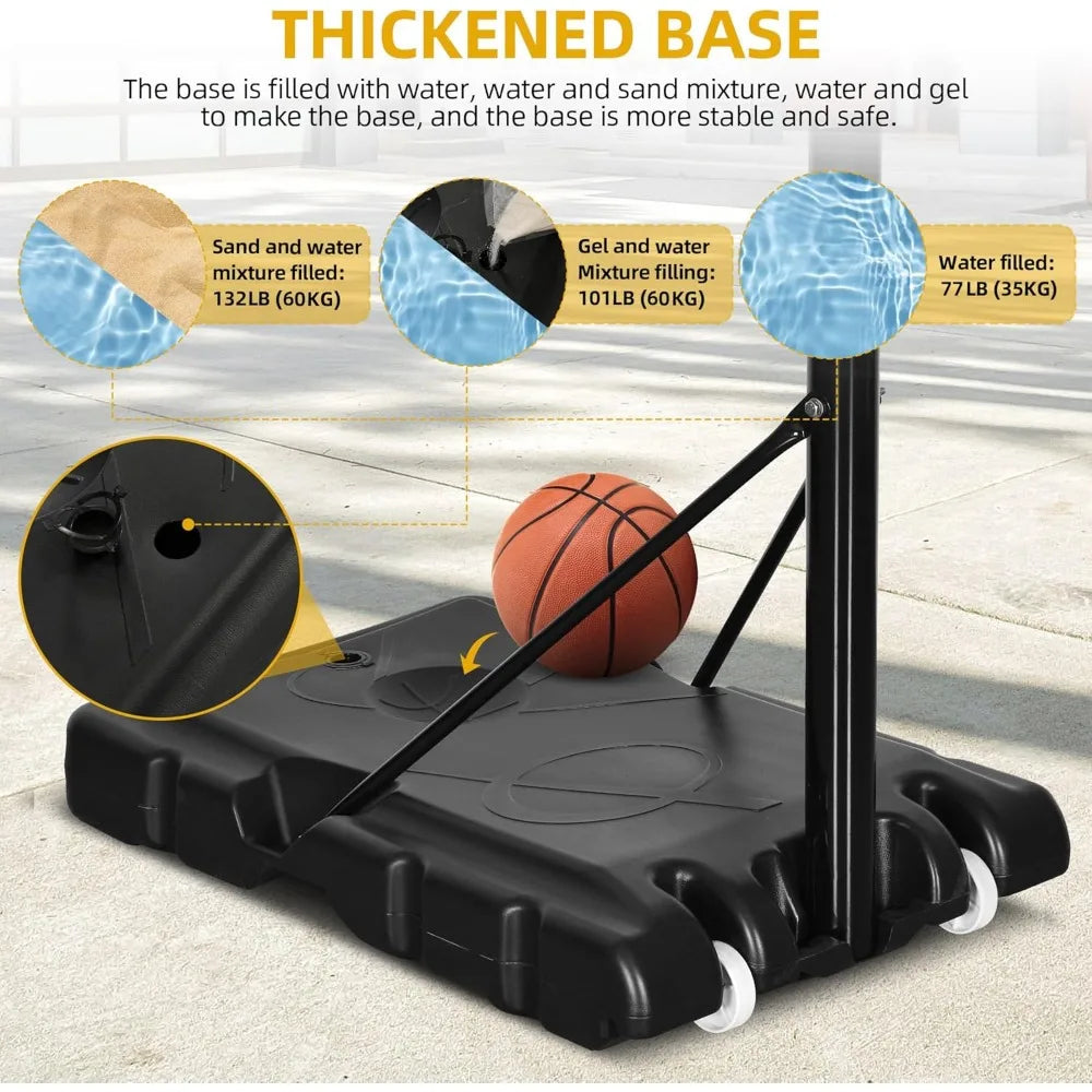 Perfect Your Dunk: Adjustable Basketball Hoop for Backyard Fun