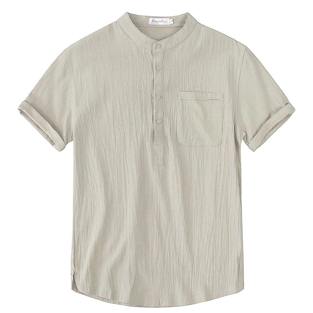 Men's Cotton Linen T-Shirt - Breathable Casual TeeMen's shirt24 Hour Sport